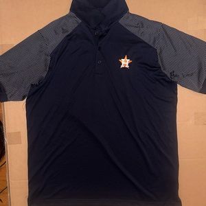 Navy Houston Astros Polo